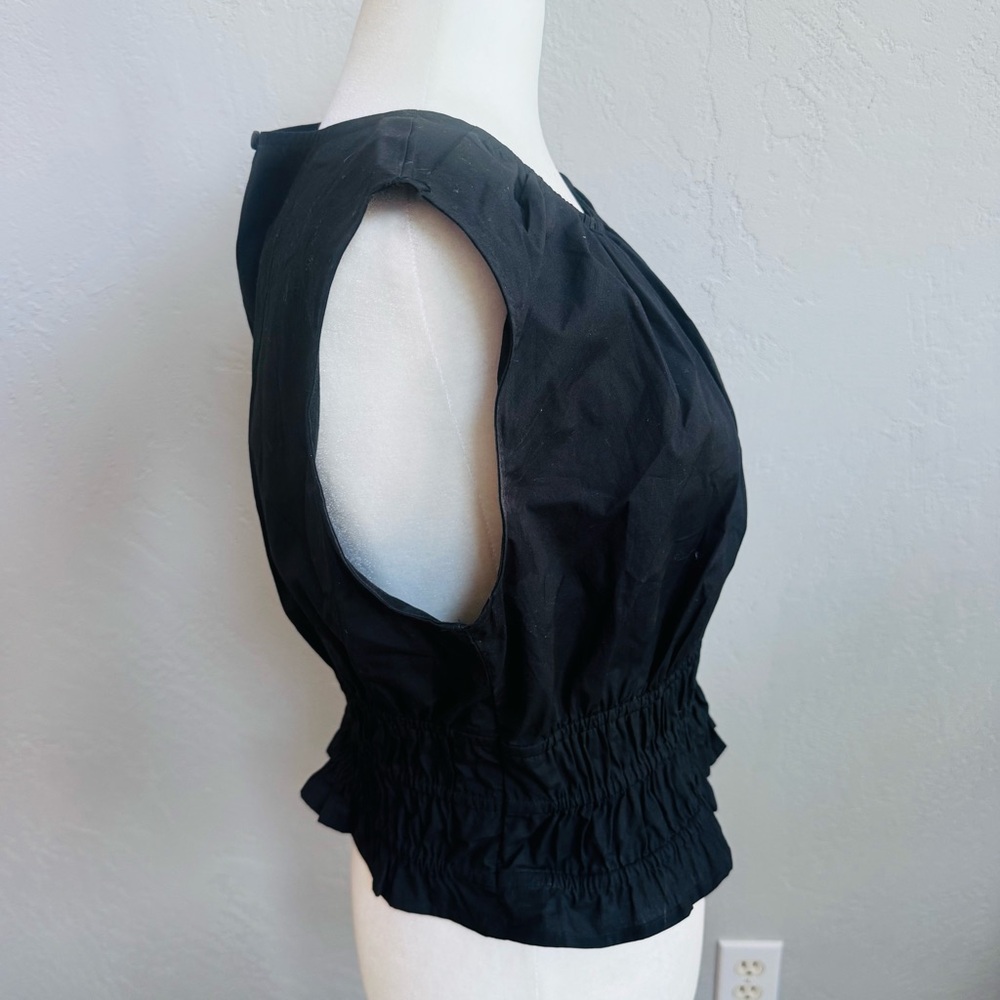 NWOT J Crew Hyacinth Smocked Waist Peplum Sleeveless Top - Picture 7 of 11